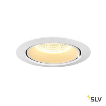 GIMBLE IN 150 светильник встраиваемый 700мА 25.5Вт с LED 3000K, 2300лм, 40°, матовый белый