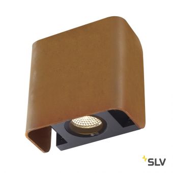 MANA OUT светильник настенный IP65 с LED 12 Вт,3000K, димм., бурый/антрацит