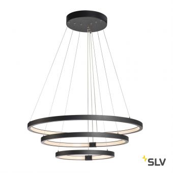 ONE TRIPLE DALI PD светильник подвесной 65Вт c LED 3000/4000K, 3900лм/4200лм, димм. DALI, черный