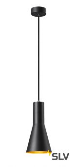 PHELIA 130 светильник подвесной для лампы E27 23Вт макс., черный/ золотой