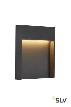 FLATT светильник настенный IP65 с LED 14Вт, 3000/4000K, антрацит