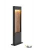 FLATT 65 светильник напольный IP65 с LED 9,7Вт, 3000/4000K, антрацит/коричневый