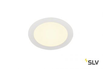 SENSER 18 ROUND светильник встраиваемый 350мА 9.7Вт с LED 3000K, 950лм, белый