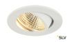 NEW TRIA 68 ROUND CS светильник встраиваемый 5.3Вт с БП и LED 2700К, 300лм, 38°, белый