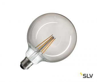 LED  G125  E27 источник света 7Вт,  2700K, 720lm, 280°, димм., дымчатое стекло