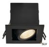 KADUX 1 LED светильник встраиваемый 8.3Вт с БП и LED 3000К, 650лм, 38°, черный