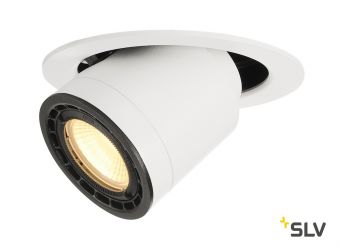 SUPROS 78 MOVE светильник встраиваемый 12Вт с БП и LED 3000К, 700лм, 60°, белый