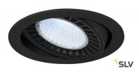 SUPROS DL светильник встраиваемый 36Вт с БП и LED 4000К, 3300лм, 60°, черный