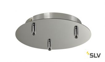 FITU, основание круглое 3х, хром