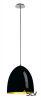 PARA CONE 30 светильник подвесной для лампы E27 60Вт макс., черный глянцевый/ золото