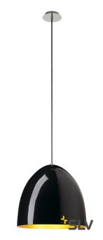 PARA CONE 40 светильник подвесной для лампы E27 60Вт макс., черный глянцевый/ золото