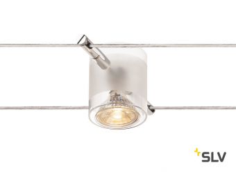 TENSEO, COMET светильник 12В AC для лампы QR-C51 50Вт макс., хром / стекло частично матовое