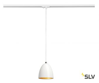 1PHASE-TRACK, PARA CONE 14 светильник подвесной для лампы GU10 35Вт макс., белый/ золотой