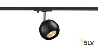 1PHASE-TRACK, LIGHT EYE 90 светильник для лампы GU10 50Вт макс., черный/ хром