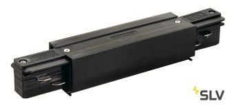 3Ph | EUTRAC®, коннектор прямой внешний с разъёмами питания, 16А макс., черный