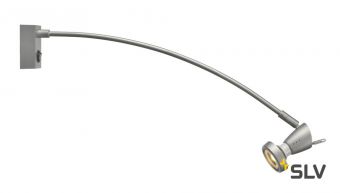 FILI светильник настенный с выключателем для лампы GU10 или ES111 50Вт макс., серебристый