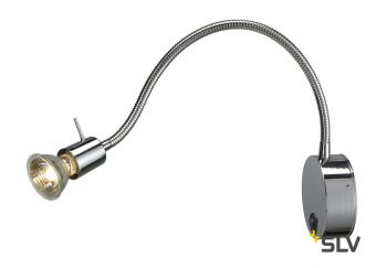 DIO FLEX PLATE GU10 светильник накладной с выключателем для лампы GU10 50Вт макс., хром