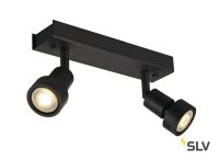 PURI DOUBLE CW светильник накладной для 2-х ламп GU10 по 50Вт макс., черный