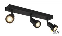 PURI TRIPLE CW светильник накладной для 3-х ламп GU10 по 50Вт макс., черный