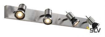 ASTO QUAD светильник накладной для 4-х ламп GU10 по 75Вт макс., матированный алюминий