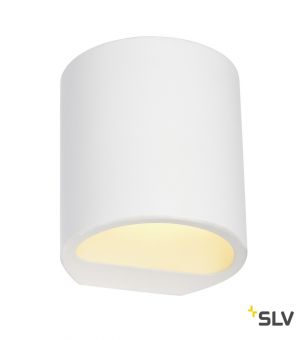 PLASTRA 104 ROUND WL светильник настенный для лампы QT14 G9 42Вт макс., белый гипс