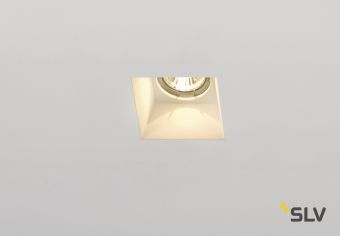 PLASTRA DL GU10 SQUARE светильник встраиваемый для лампы GU10 35Вт макс., белый гипс