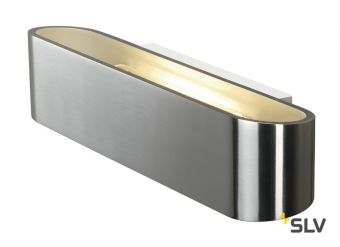 OSSA 300 R7s светильник настенный для лампы QT-DE12 R7s 118мм, 120Вт макс., матиров. алюминий/ белый