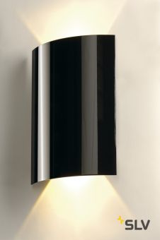 LED SAIL WL-2 светильник настенный 6Вт с LED 3000K, 2х 85лм, черный глянцевый