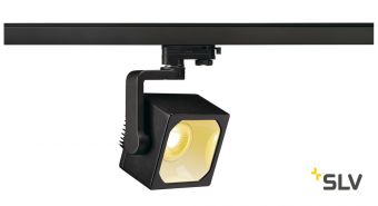 3Ph, EURO CUBE светильник 28.5Вт с  LED 3000К, 1950лм, 90°, CRI>90, черный