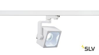 3Ph, EURO CUBE светильник 28.5Вт с  LED 4000К, 2150лм, 60°, CRI>90, белый