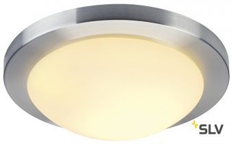 MELAN светильник накладной для лампы E27 60Вт макс., матированный алюминий / матовое стекло