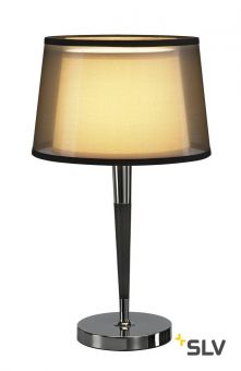 BISHADE TL-1 светильник настольный для лампы E27 40Вт макс., черный/ белый/ хром