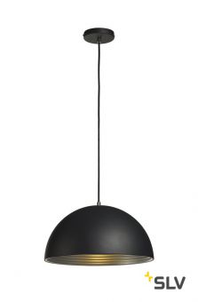 FORCHINI M 40 PD светильник подвесной для лампы E27 40Вт макс., черный/ серебро