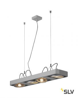 AIXLIGHT® R2 LONG QPAR111 светильник подвесной для 4-x ламп ES111 по 75Вт макс., серебристый