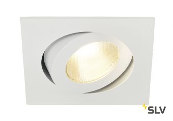 CONTONE® TURNO SQUARE DtW светильник встраив. 16Вт с LED 2000-3000К, 890лм, 30°, CRI>90, с БП, белый