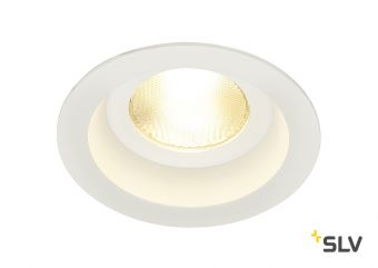 CONTONE® ROUND DtW светильник встраив. IP44 16Вт с LED 2000-3000К, 890лм, 30°, CRI>90, с БП, белый
