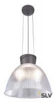 PARA DOME E27 светильник подвесной для лампы E27 150Вт макс., антрацит/ прозрачный