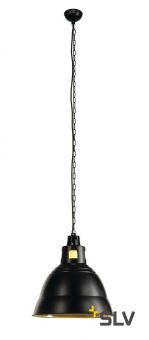 PARA 380 светильник подвесной для лампы E27 160Вт макс., черный