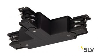 3Ph | S-TRACK, T-коннектор с разъёмом питания, GND справа, черный