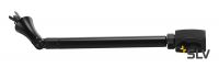 EASYTEC II®, стойка телескопическая 23-31см с шарниром для наклонных плоскостей, черный