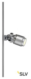 GLU-TRAX®, POWER-LED SPOT светильник 12В AC 1Вт с LED 3000К, 80лм, 30°, серебристый