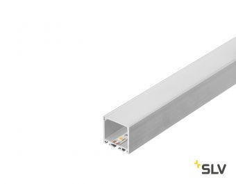 GLENOS Pro-3030 300 профиль накладной, без экрана, 3 м, серебристый