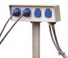 ENERGY-PACK блок подключения на 4 розетки 230B/16A, IP54, шток в грунт 50 см, серый