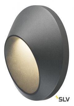 DELO LED светильник настенный IP55 5.8Вт с LED 3000К, 170лм, антрацит