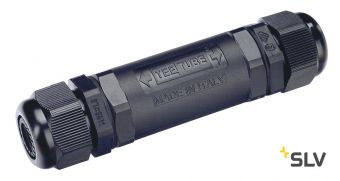 Коробка монтажная IP68 для 3-жильного (3х 4кв.мм макс.) кабеля (диаметр 6-12мм), 17.5А макс., черный