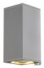 BIG THEO UP/DOWN OUT светильник настенный IP44 для 2-x ламп ES111 по 75Вт макс., серебристый