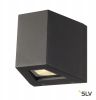 OUT BEAM UP/FLOOD DOWN светильник настенный IP44 18Вт с LED 3000К, 690лм+50лм, 80°+2°, антрацит