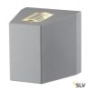 OUT BEAM UP/DOWN светильник настенный IP44 15Вт с LED 3000К, 2х 50лм, 2х 2°, серебристый
