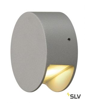 PEMA® ROUND LED светильник настенный IP44 4.7Вт c LED 3000К, 125лм, серебристый