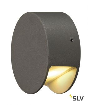 PEMA® ROUND LED светильник настенный IP44 4.7Вт c LED 3000К, 125лм, антрацит